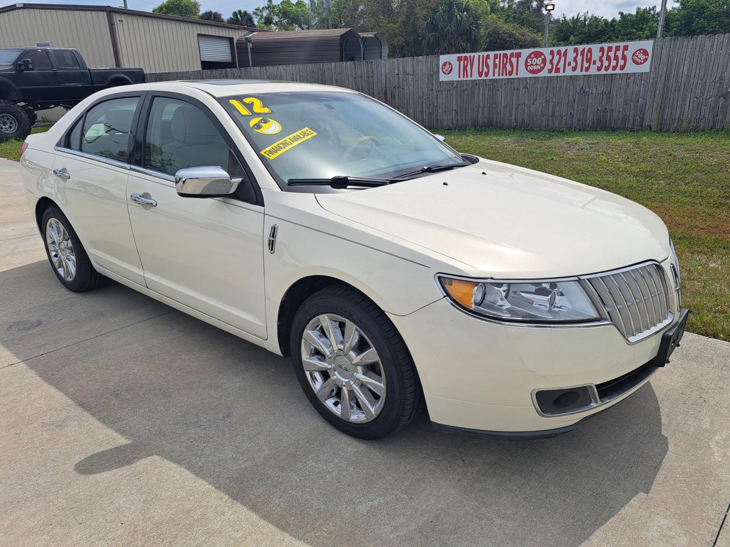 2012 White Lincoln MKZ AWD (3LNHL2JC5CR) with an 3.5L V6 DOHC 24V engine, 6-Speed Automatic transmission, located at 1181 Aurora Rd, Melbourne, FL, 32935, (321) 241-1100, 28.132914, -80.639175 - Photo#1